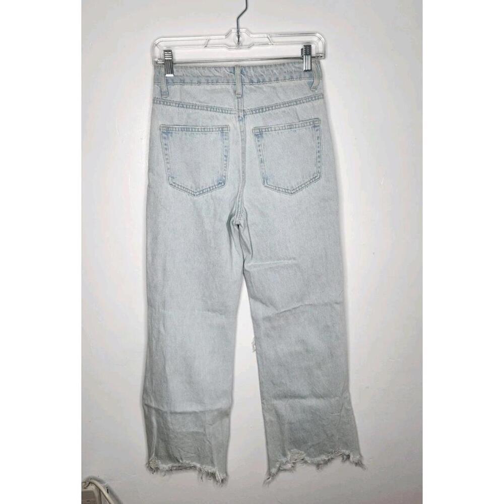 Vervet Straight Leg Distressed Jeans Size 24 - Picture 3 of 5